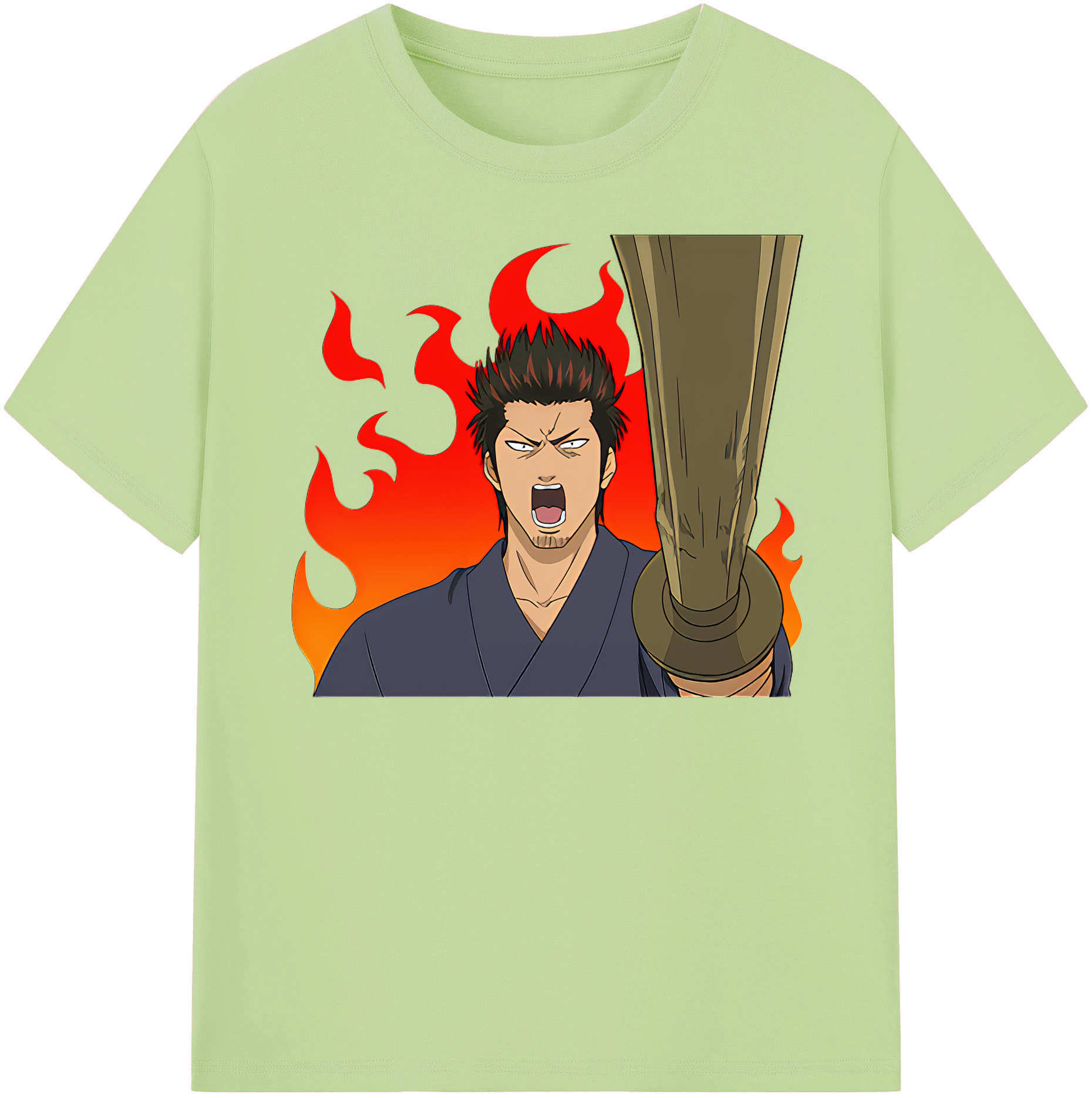 （画像用） ぎんたま 坂田銀時（さかたぎんとき） 神楽 志村新八（しむら しんぱち） GINTAMA Sakata Gintoki Kagura Shimura Shinpachi 綿100％半袖Tシャツ（フロントプリント）